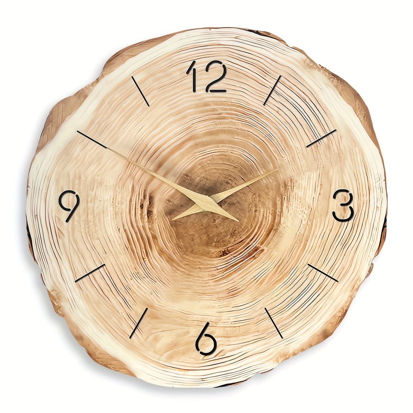 Galatea - Horloge murale en bois moderne élégante pour un espace de vie stylé
