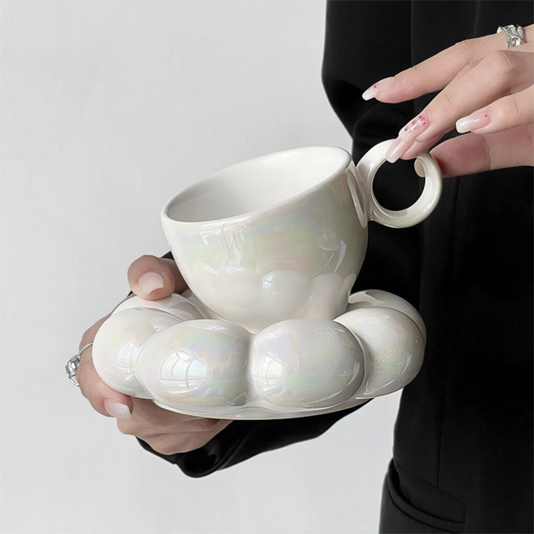 Tasse élégante tournesol avec motif floral parfaite pour un beau petit-déjeuner