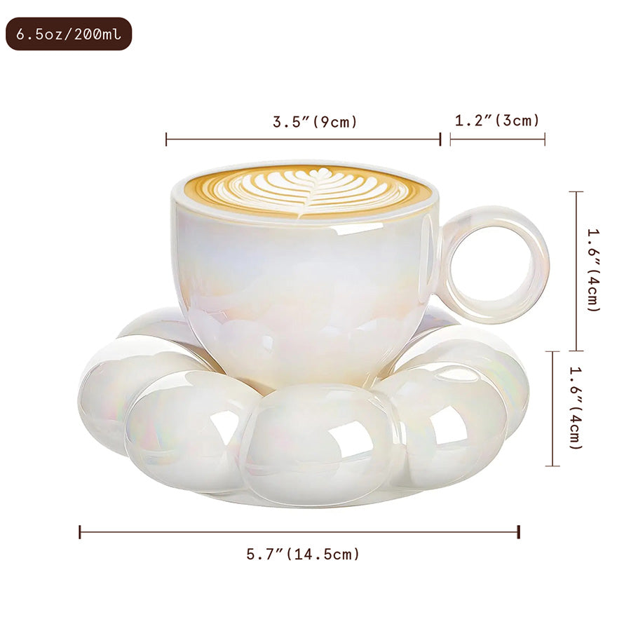 Tasse élégante tournesol avec motif floral parfaite pour un beau petit-déjeuner