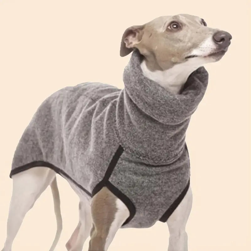 Manteau de luxe pour chien avec col pour plus de chaleur et de style