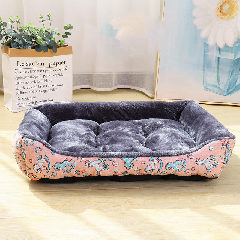 Canapé-lit de luxe PlushPaws pour chien
