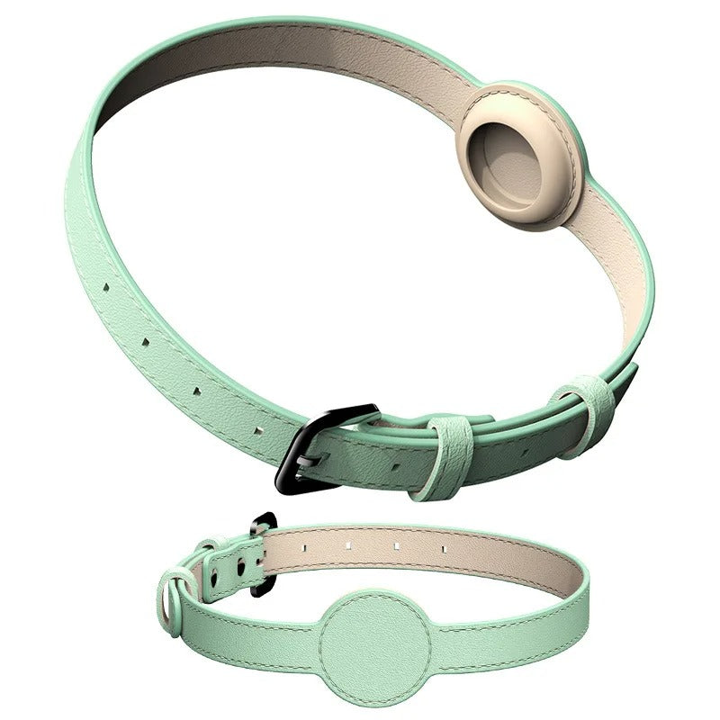 Collier pour chien élégant avec support Airtag intégré pour un suivi optimal