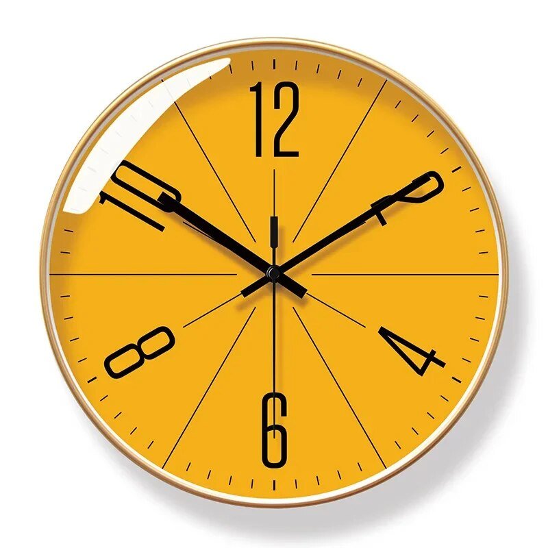 Marcia - Horloge murale moderne au design minimaliste élégant