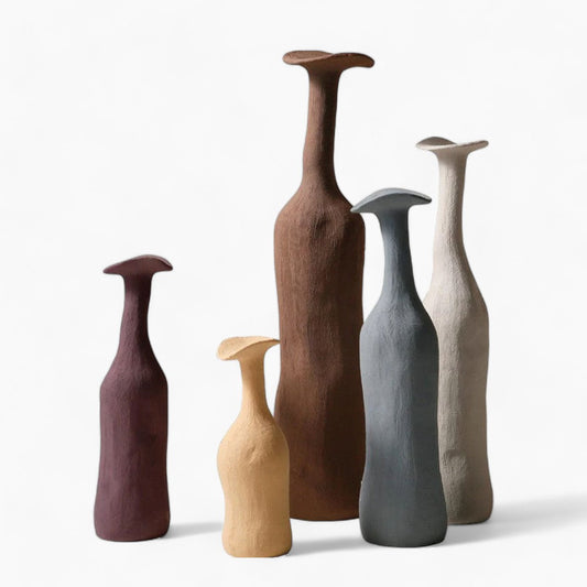 Vase en céramique moderne Morandi – Élément décoratif chic et élégant