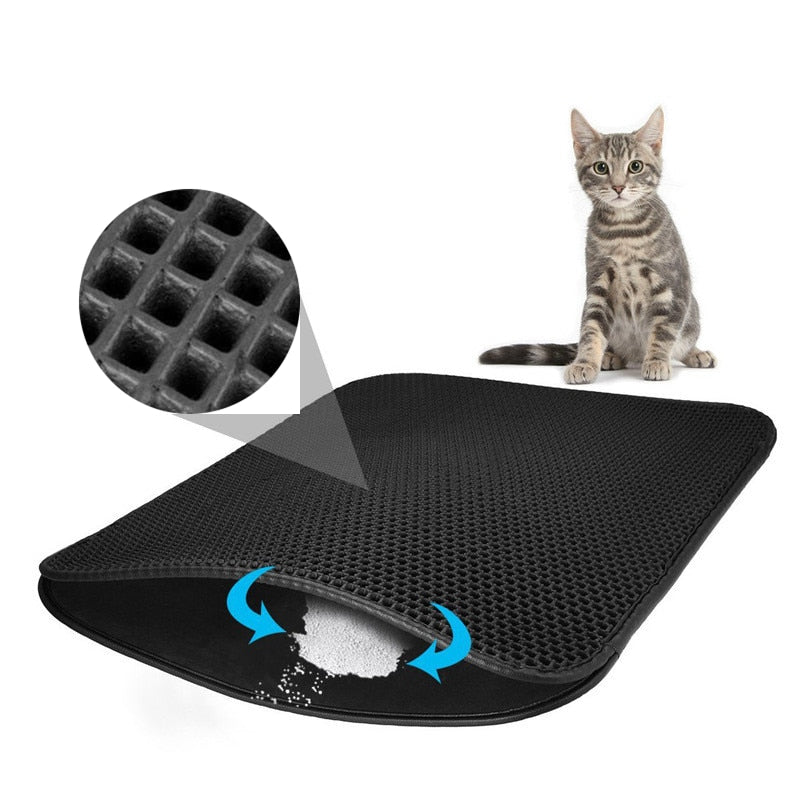 Tapis écologique pour litière de chat