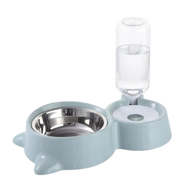 Gamelle 2-en-1 pour chat et chien - Gamelle double face pour confort et commodité