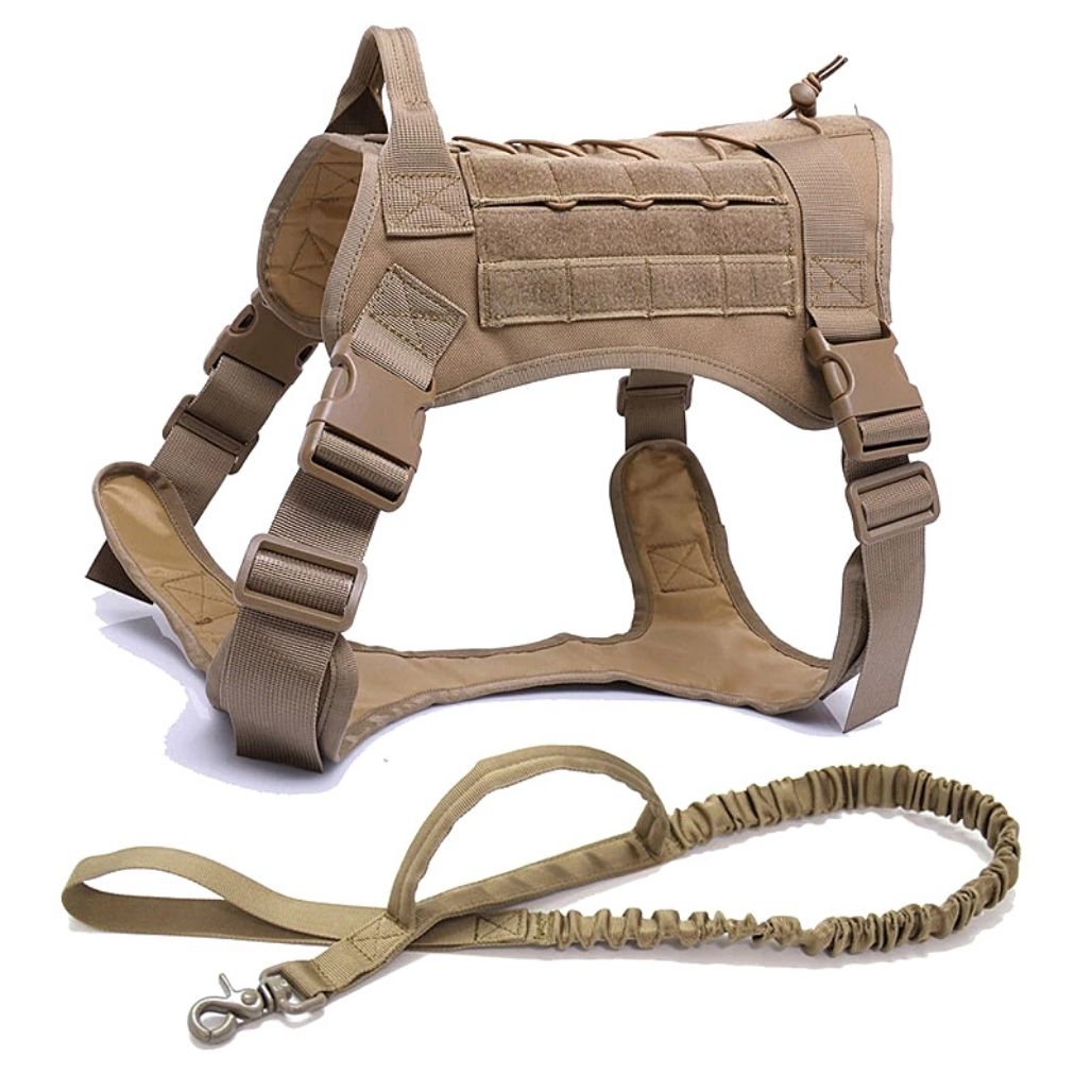 Harnais de sécurité tactique ajustable pour chiens pour un confort et une sécurité ultimes