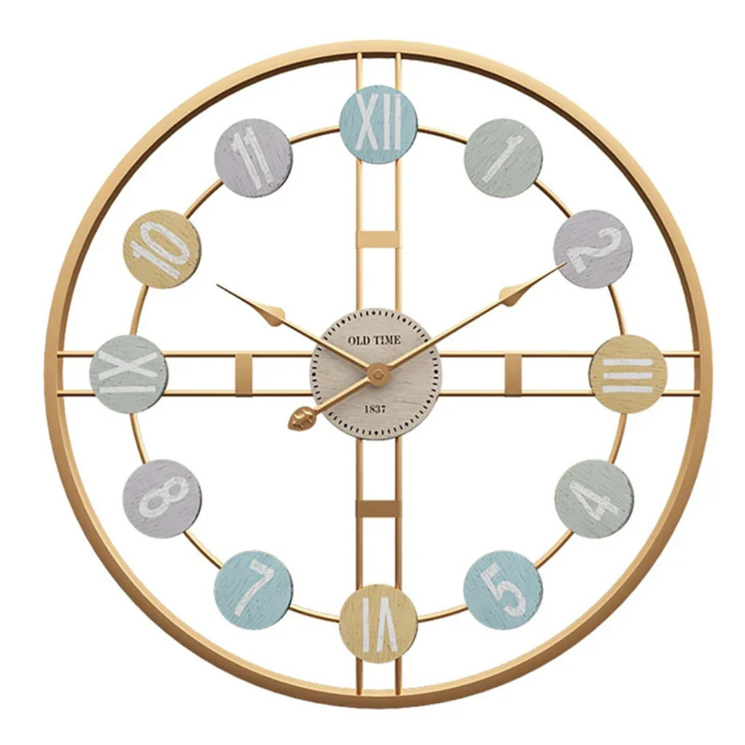 Grande horloge murale pour le salon - Élément de décoration élégant et fonctionnel