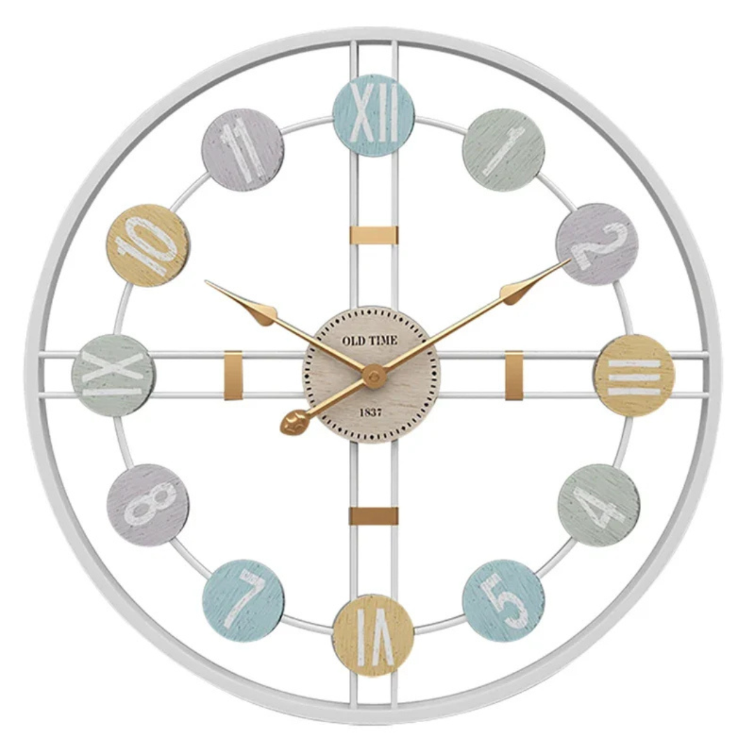 Grande horloge murale pour le salon - Élément de décoration élégant et fonctionnel