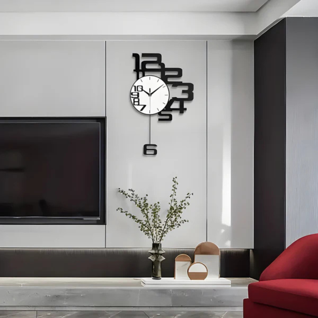 Aevum - Horloge murale silencieuse élégante et moderne pour une maison stylée