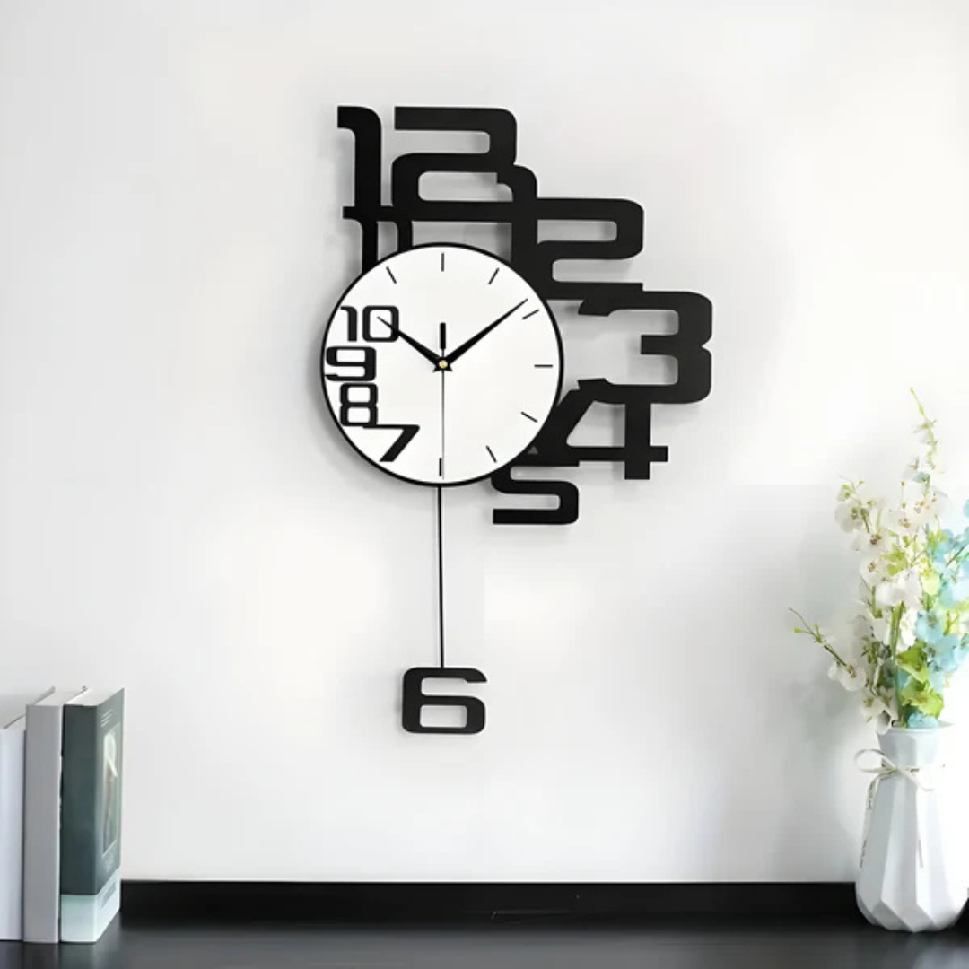 Aevum - Horloge murale silencieuse élégante et moderne pour une maison stylée