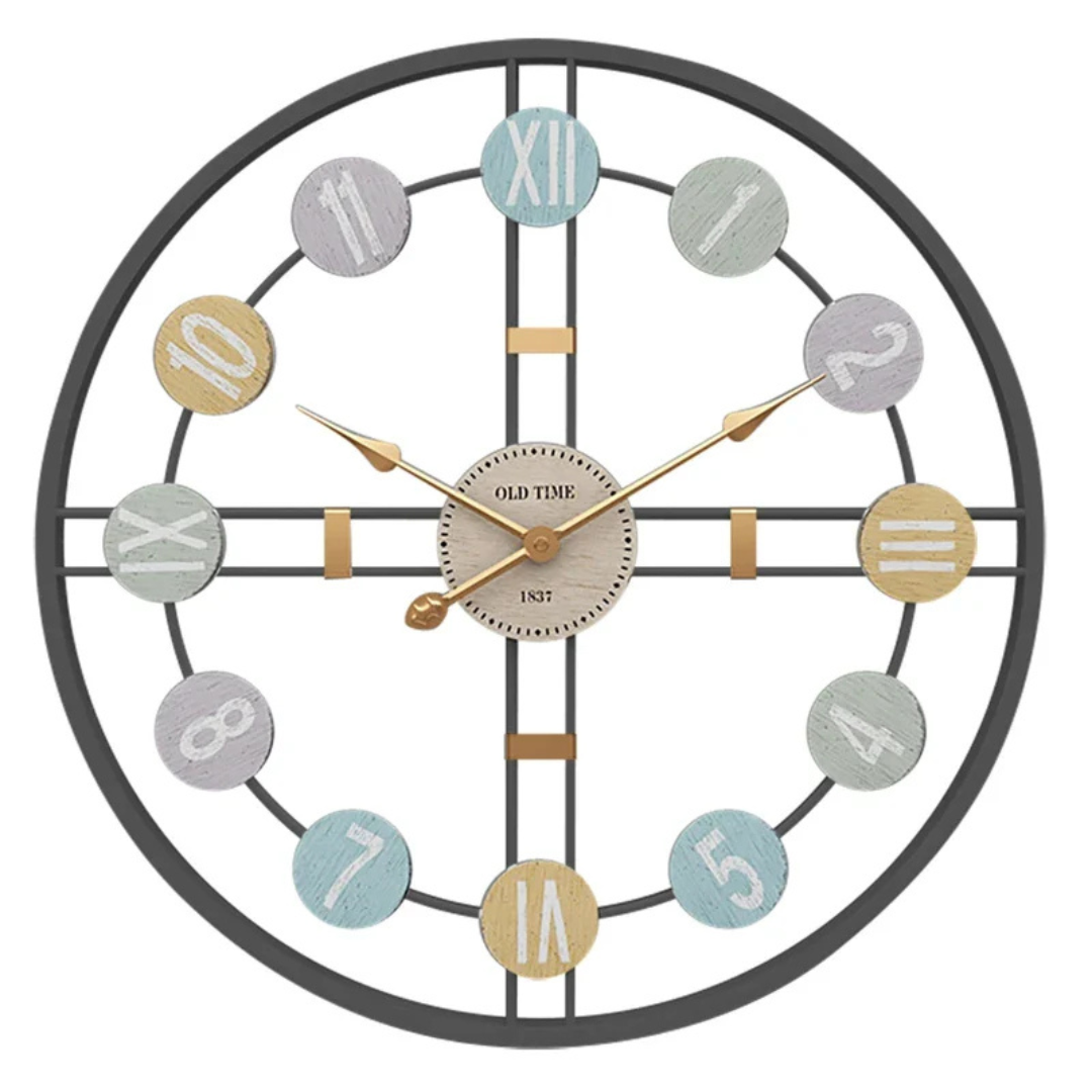 Grande horloge murale pour le salon - Élément de décoration élégant et fonctionnel