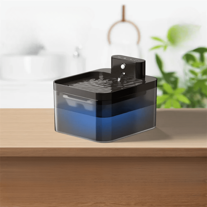 Fontaine à eau avec capteur sans fil avancé pour une meilleure expérience adaptée aux chats