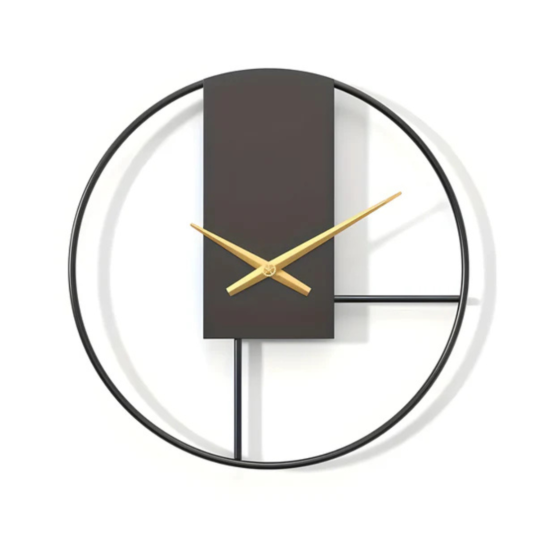 Aurum - Horloge Murale Minimaliste Élégante | Design Silencieux Stylé et Apaisant