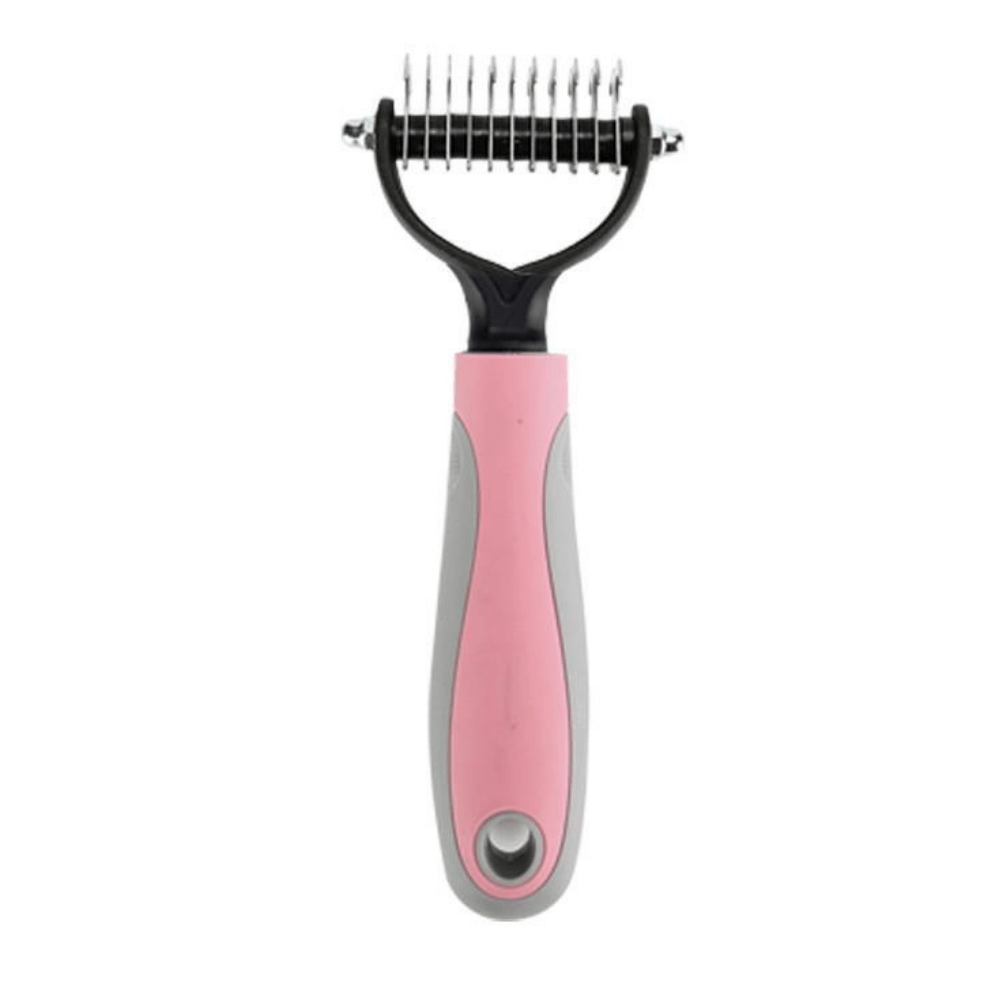 Brosse pour pelage animal avec effet apaisant et élimination efficace des poils