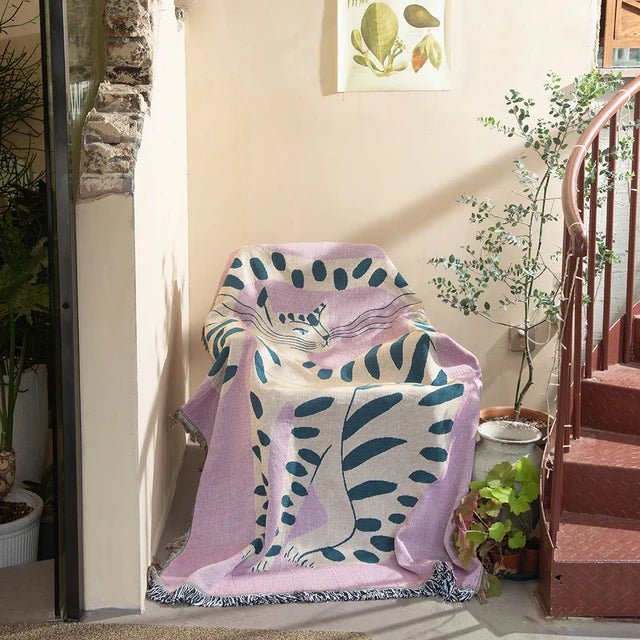 Tapisserie murale tissée tendance – Décoration intérieure moderne et accent intérieur élégant
