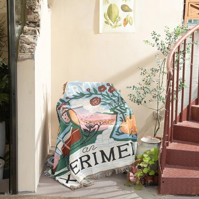 Tapisserie murale tissée tendance – Décoration intérieure moderne et accent intérieur élégant