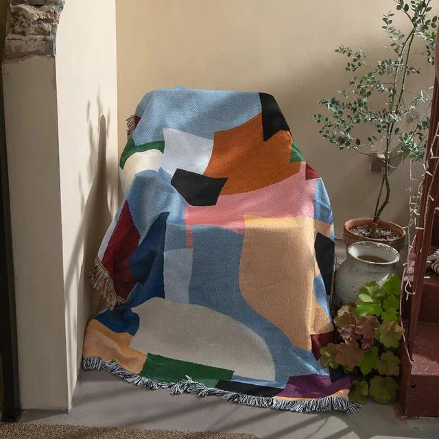 Tapisserie murale tissée tendance – Décoration intérieure moderne et accent intérieur élégant