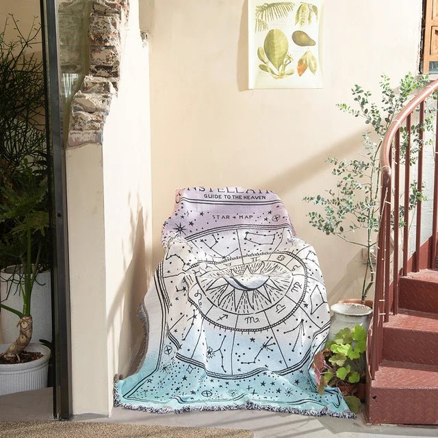 Tapisserie murale tissée tendance – Décoration intérieure moderne et accent intérieur élégant