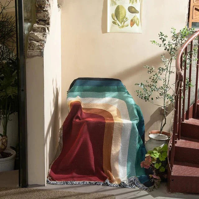 Tapisserie murale tissée tendance – Décoration intérieure moderne et accent intérieur élégant