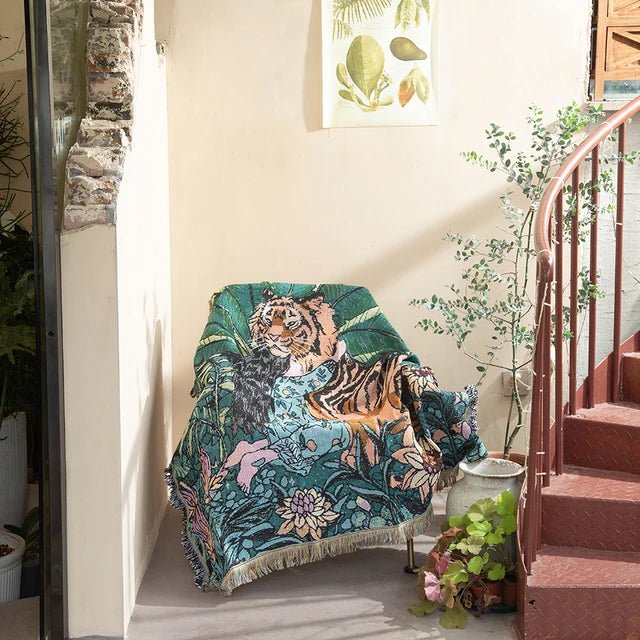Tapisserie murale tissée tendance – Décoration intérieure moderne et accent intérieur élégant