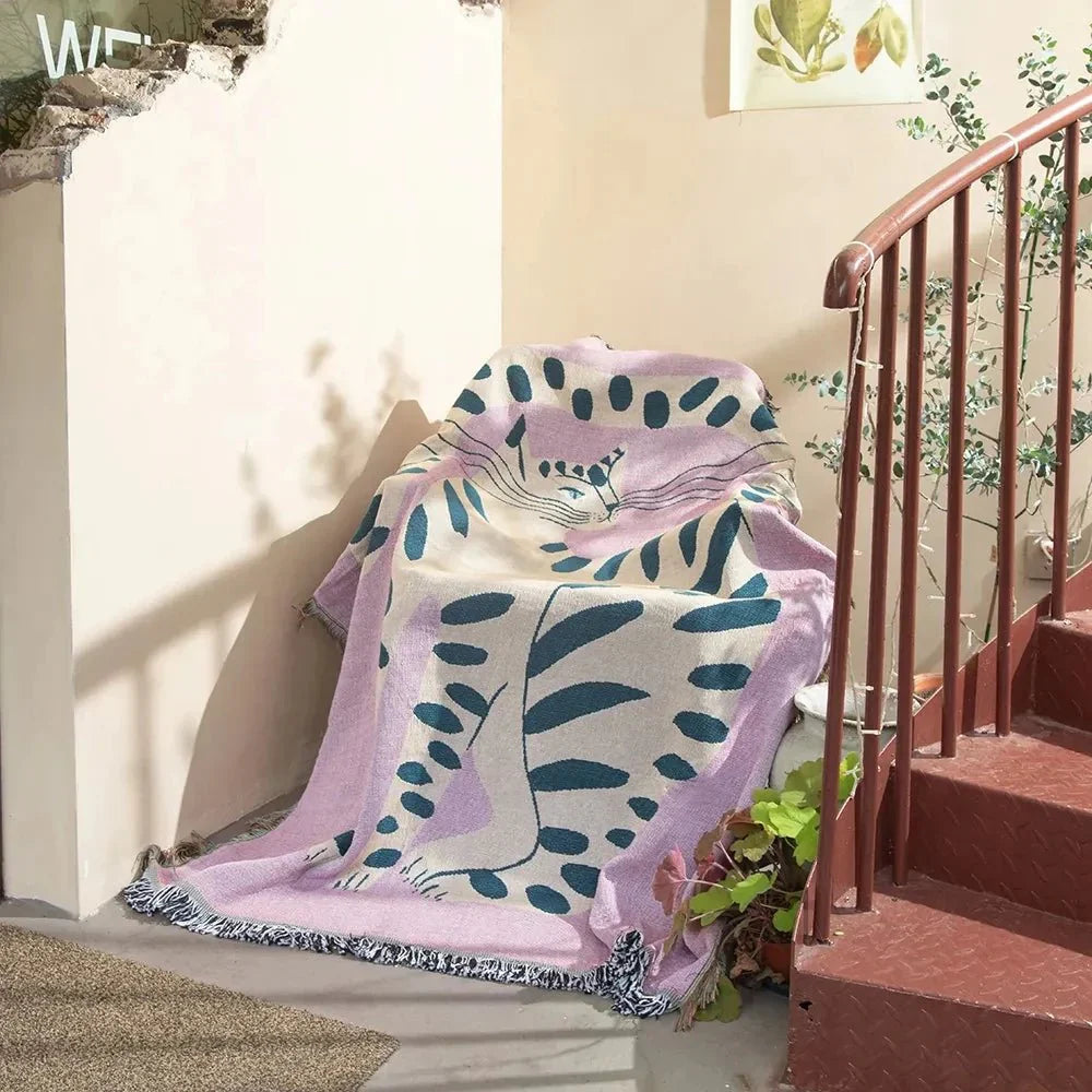 Tapisserie murale tissée tendance – Décoration intérieure moderne et accent intérieur élégant