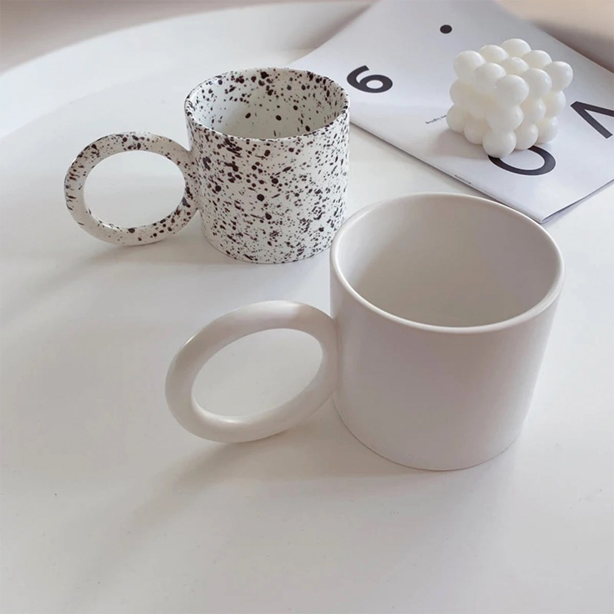Grande Tasse Grip – Poignée Extra Large pour une Manipulation Confortable et Facile de la Vaisselle
