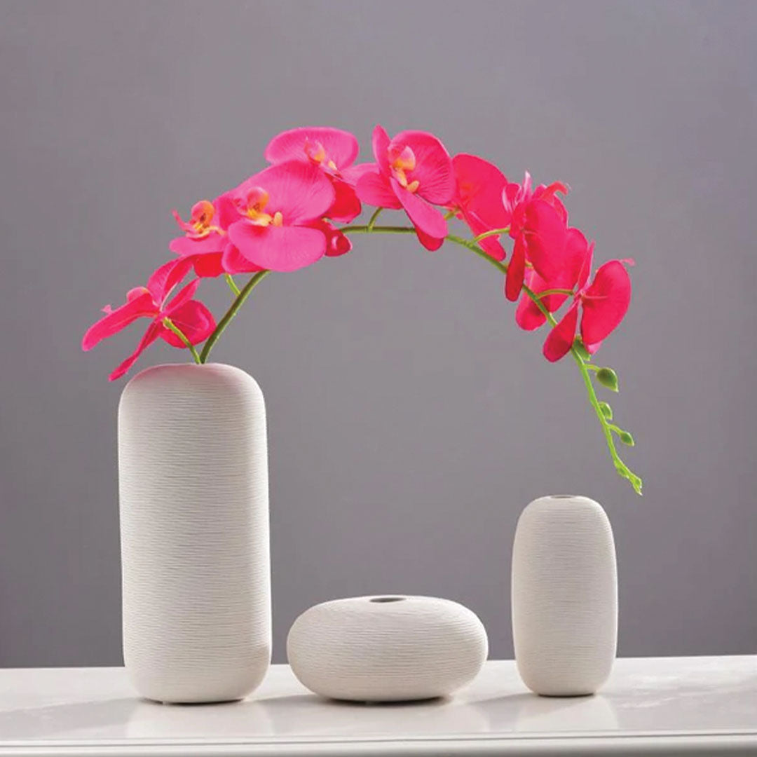 Vase en céramique fait main Blanche