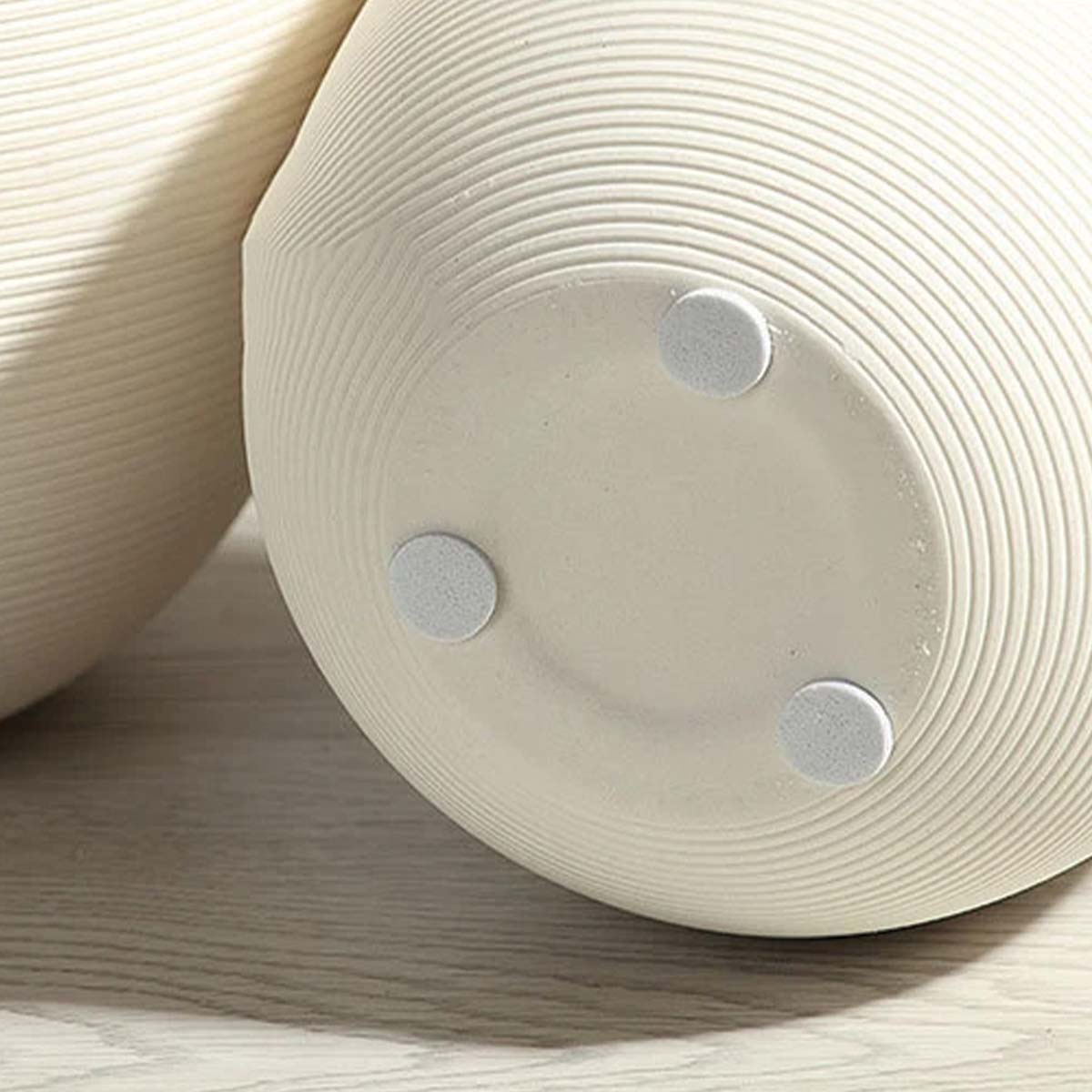 Vase en céramique fait main Blanche
