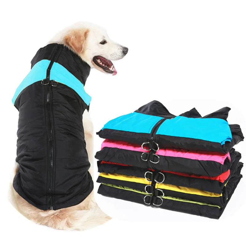 Gilet d'hiver deluxe pour animaux - chaud et confortable