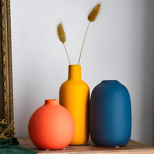 Astraelle - Vase en céramique scandinave élégant au style minimaliste pour une atmosphère moderne