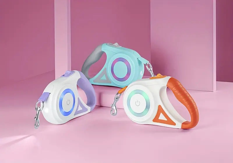 Sécurité Ultime pour Chien : Éclairage LED et Portée de 5m pour Promenade Nocturne