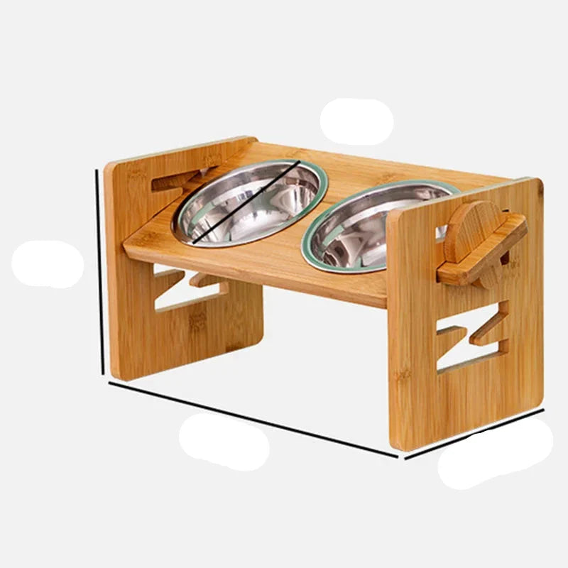 Bol surélevé de luxe pour nourriture et eau pour une expérience de repas élégante et pratique