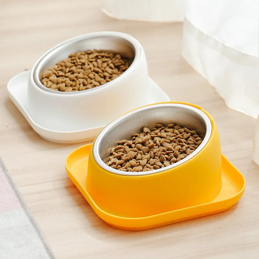 Bol alimentaire et d'eau antidérapant de luxe pour des soins pour animaux élégants et sûrs