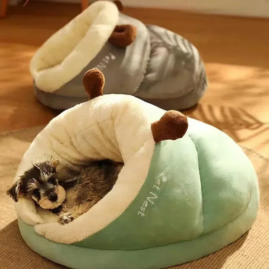 Lit pliant de luxe pour chien - Parfait pour un hiver chaud et confortable