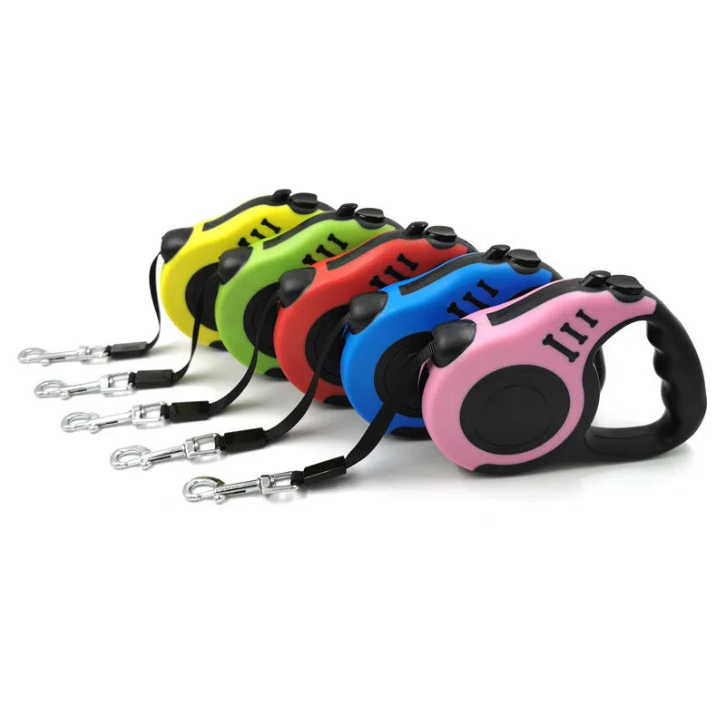 Laisse automatique pour chien de toutes tailles – Confortable et sûre en déplacement