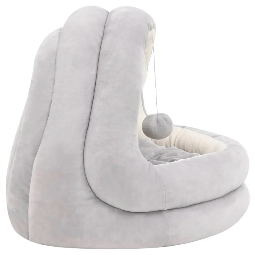 Grotte en peluche confortable pour animaux de compagnie pour des câlins amusants