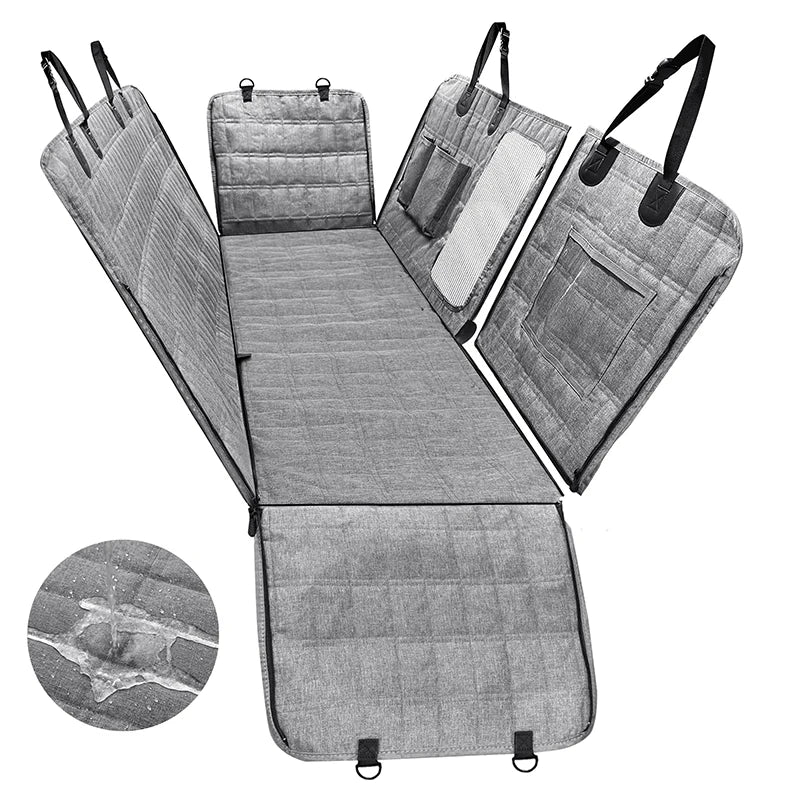 Housse de siège imperméable pour chien pour voiture - Protégez facilement votre voiture et votre chien