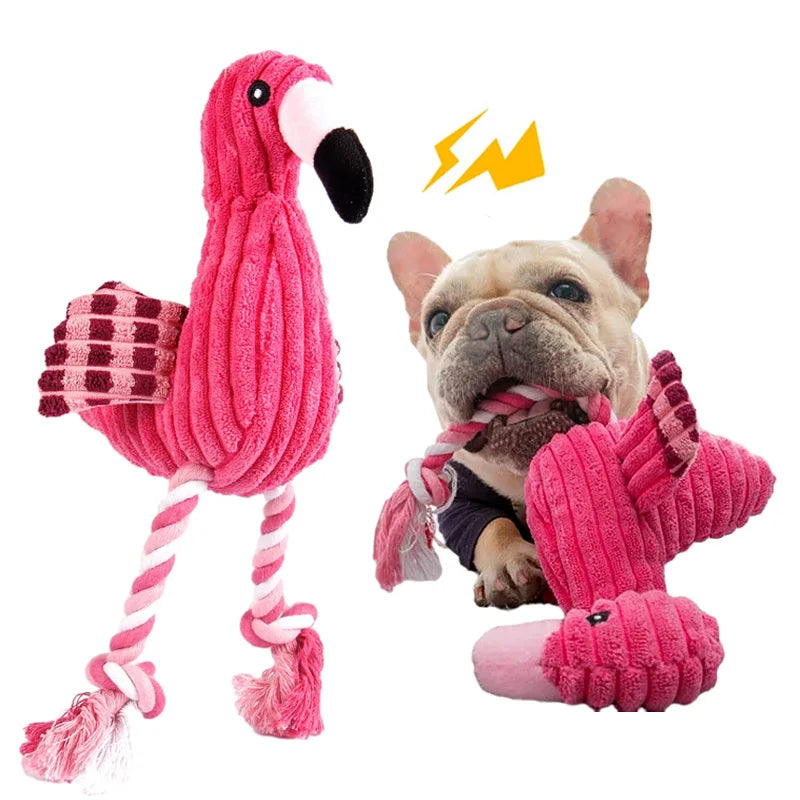 Jouet en peluche interactif vibrant pour chien