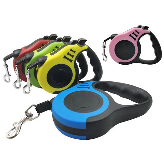 Laisse automatique pour chien de toutes tailles – Confortable et sûre en déplacement