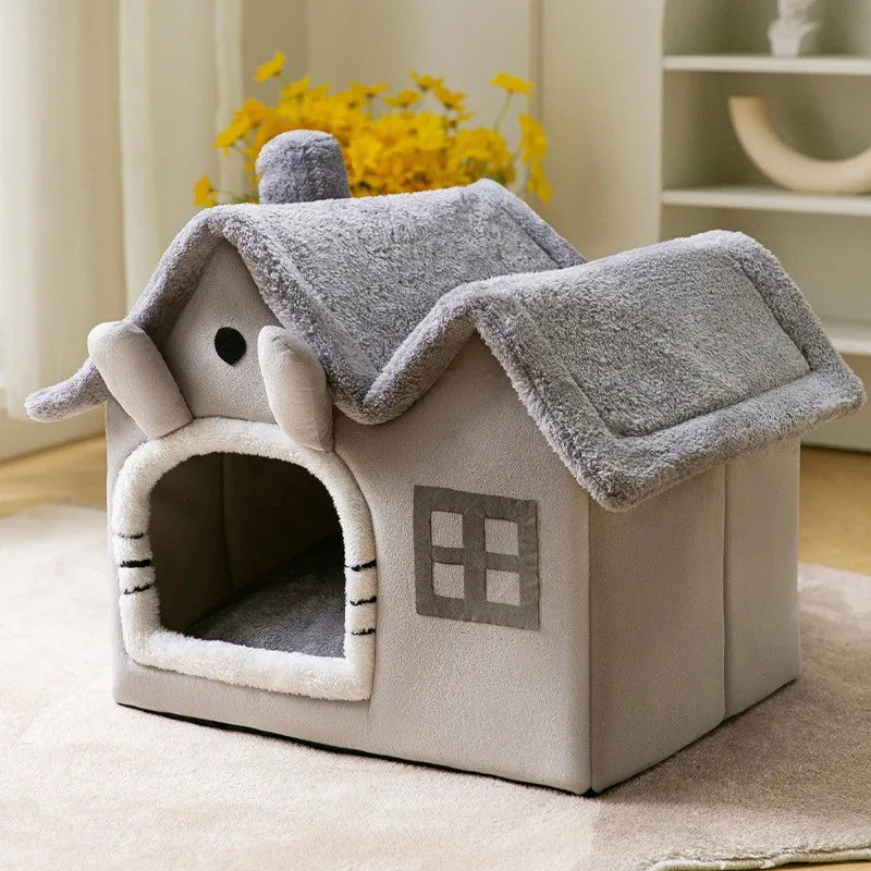 Lit pliable confortable pour petits animaux de compagnie