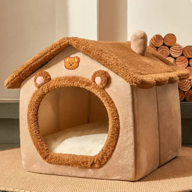 Lit pliable confortable pour petits animaux de compagnie