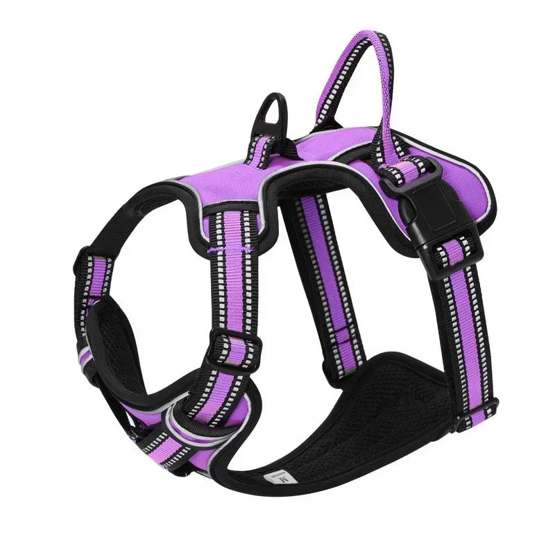 Harnais pour chien en nylon réglable pour confort et sécurité