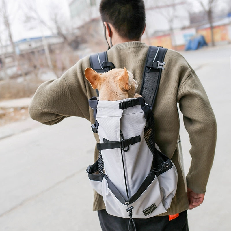 Sac de voyage écologique pour animaux avec poche latérale pratique pour confort et commodité