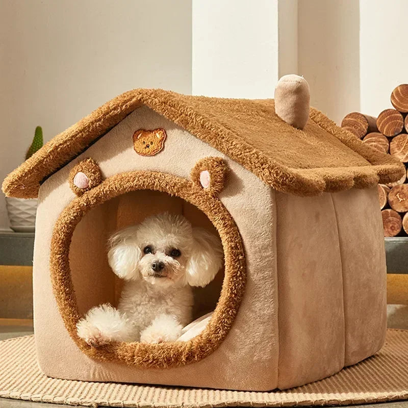 Lit pliable confortable pour petits animaux de compagnie