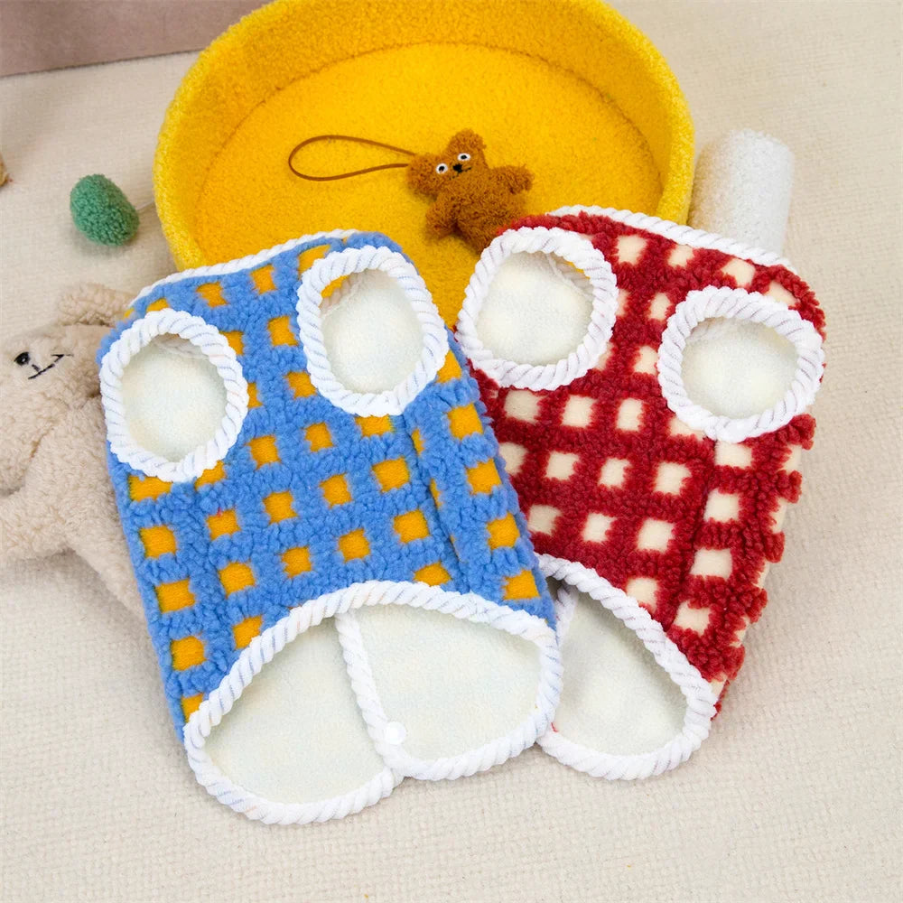 Manteau en polaire de confort luxe pour bouledogue français et chihuahua pour une protection chaude