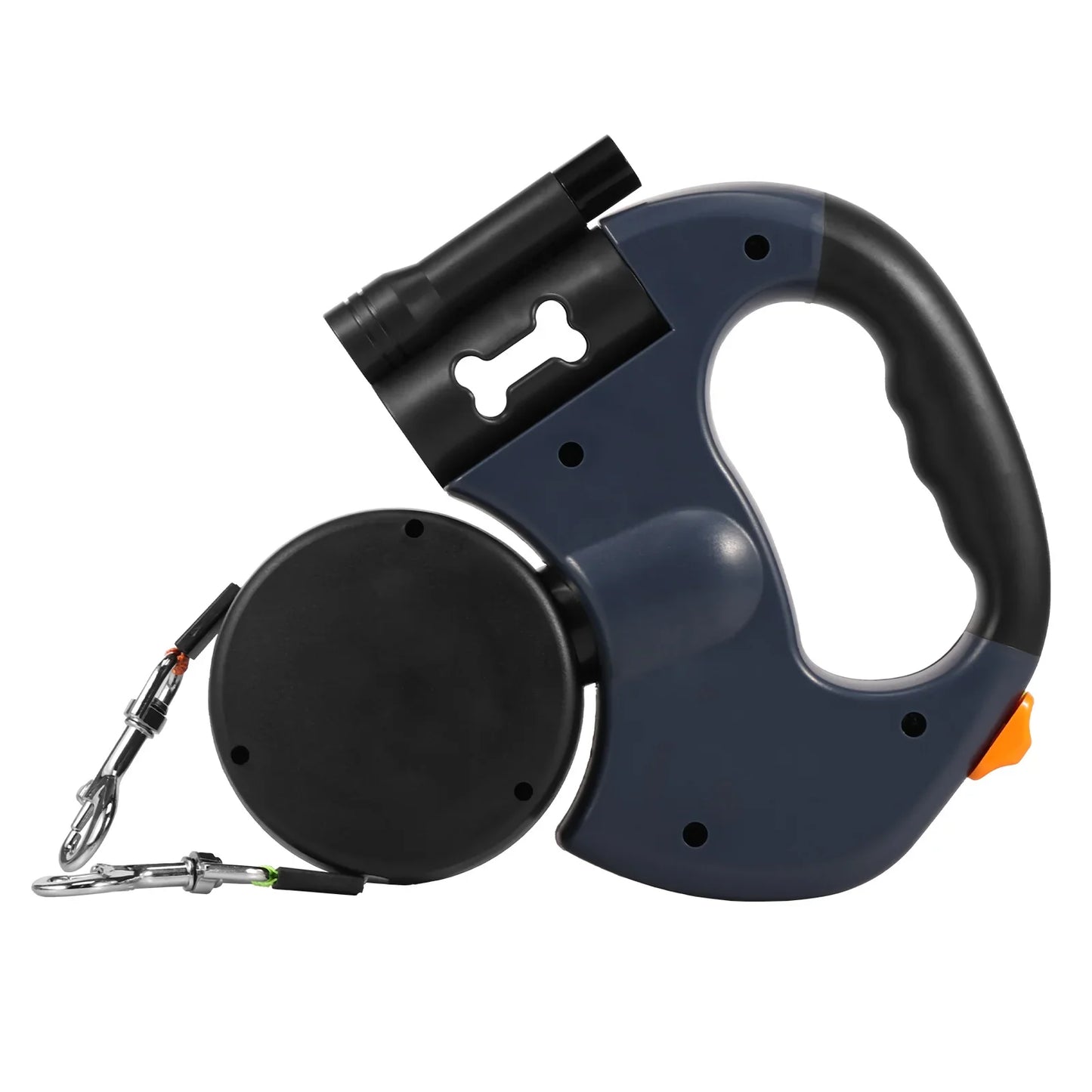 Laisse réfléchissante sécurisée pour chien avec poche de rangement pratique