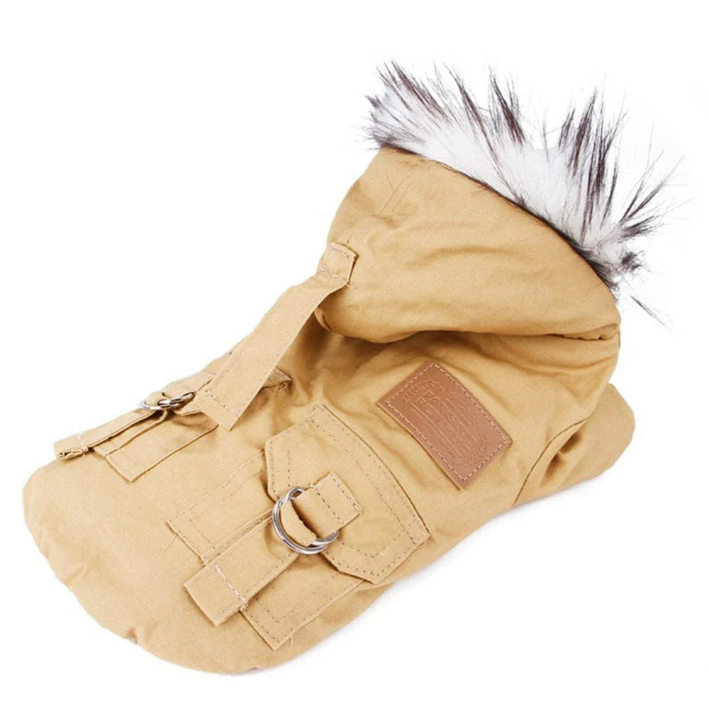 Manteau épais confortable et chaud pour animaux de compagnie