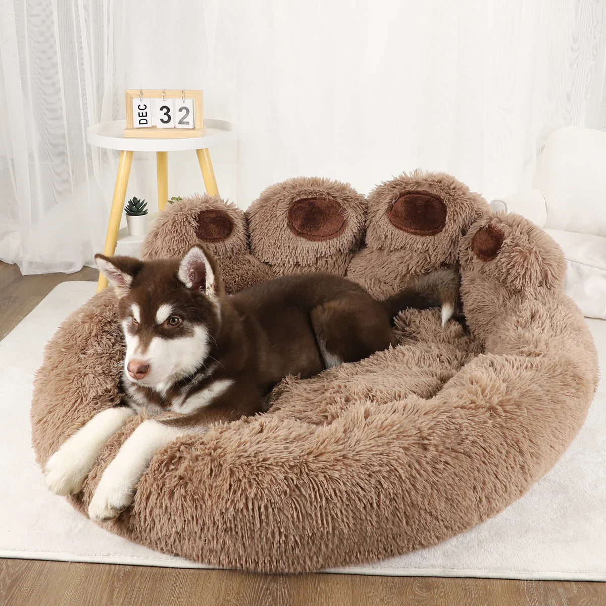 Lit pliable confortable et chaud pour chiens petits et moyens