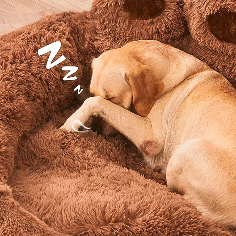 Lit pliable confortable et chaud pour chiens petits et moyens